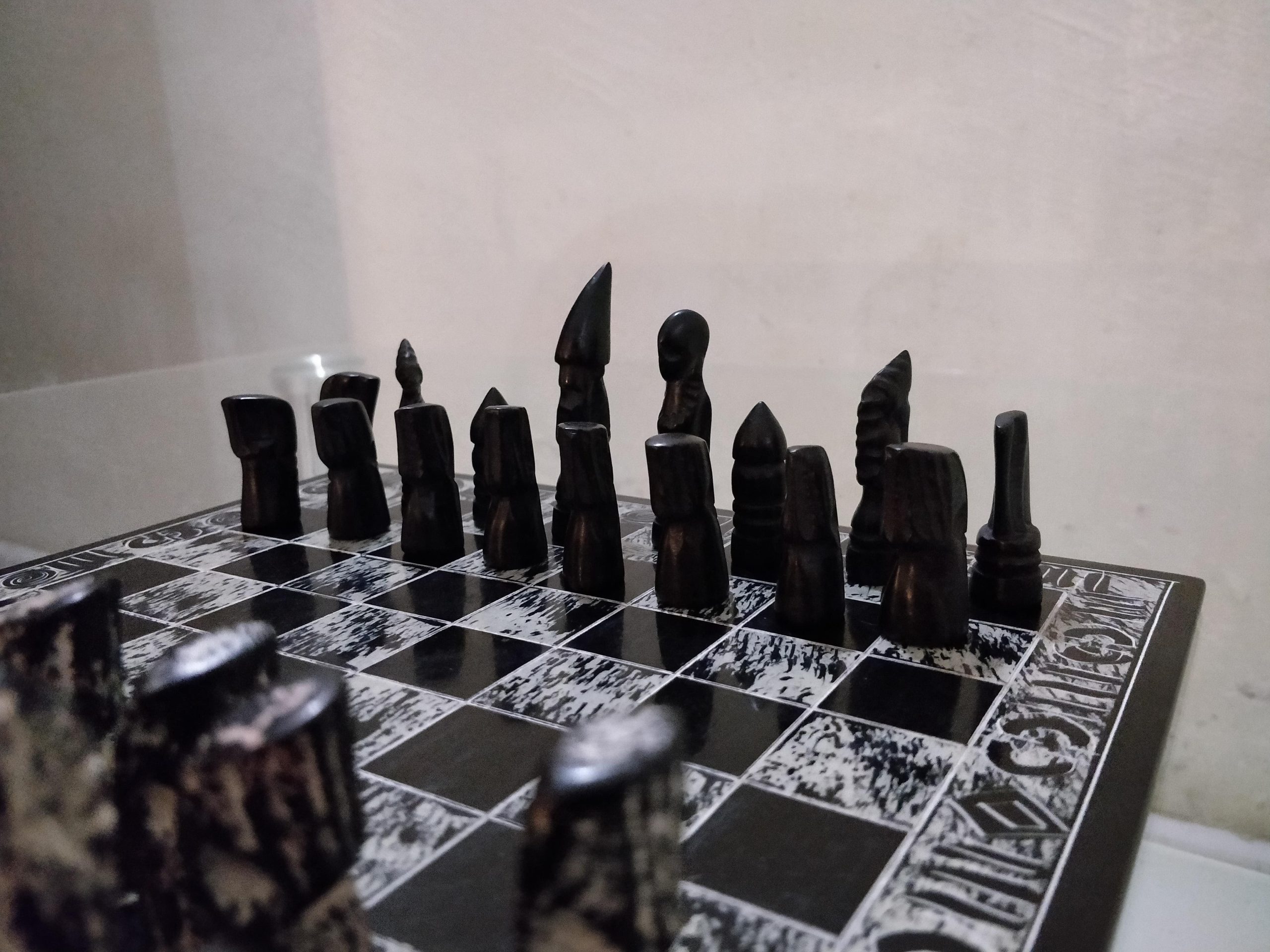Traditional African chess board